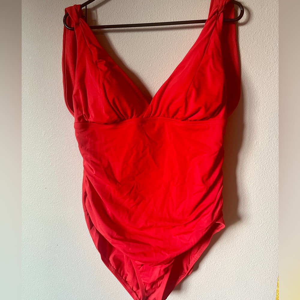 Time and Tru Scarlet Swimwear